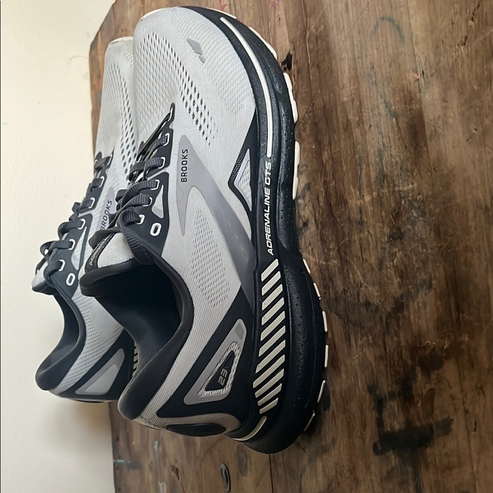 COPY - Brooks Men's Adrenaline GTS Running Shoes - Gray and Black